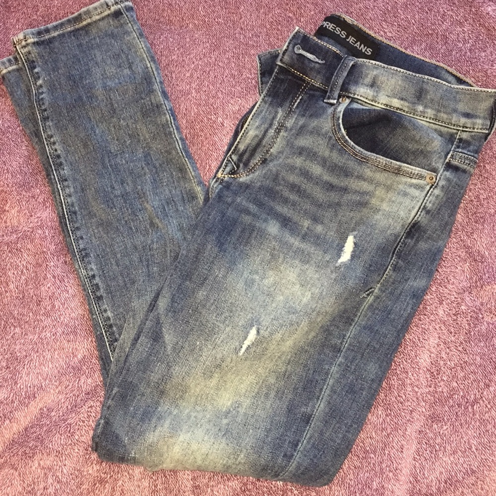 Express Mid Rise Jeans 👖 - Picture 2 of 3